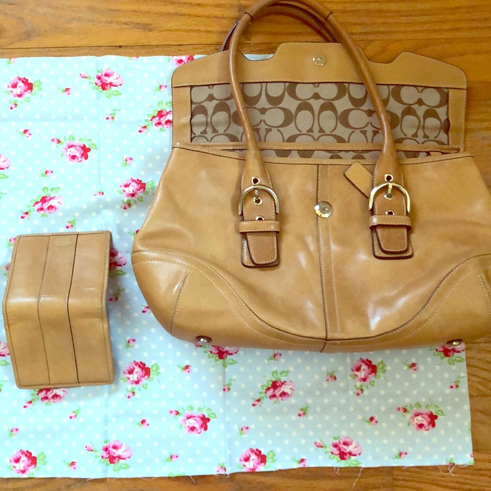 Coach Handbag and Matching Wallet